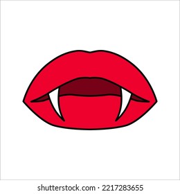 Dracula vampire line icon, bat and halloween, creature sign, vector illustration on white background.
