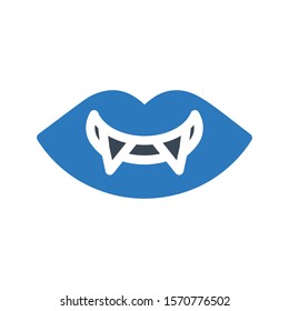 Dracula vector glyph colour icon