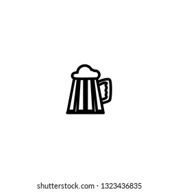 draft beer glass icon