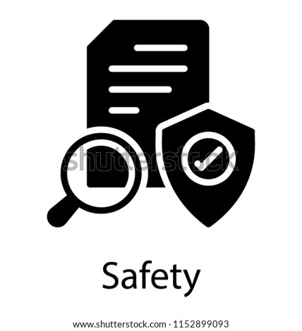 
A draft with details being scrutinized by a hand glass, having verified shield, motion for order tracking 
