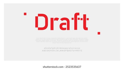 Fuentes de estilo urbano de tipografía para el deporte, la tecnología, digital, diseño de logotipos de películas