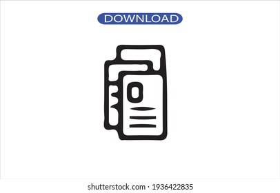 Draft icon or logo high resolution
