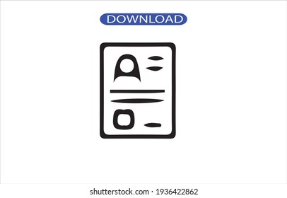 Draft icon or logo high resolution