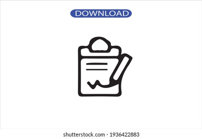 Draft icon or logo high resolution