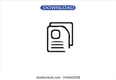 Draft icon or logo high resolution
