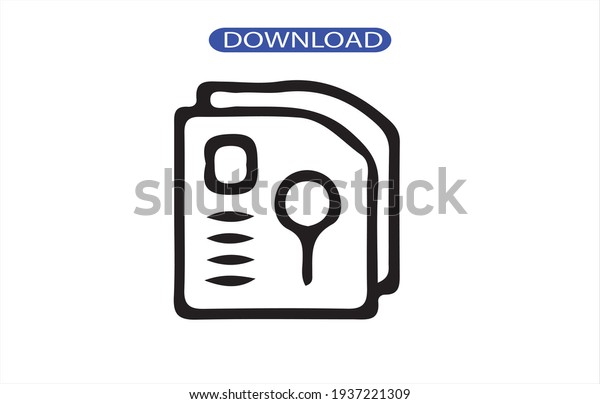 Draft Icon Logo High Resolution Stock Vector (Royalty Free) 1937221309 ...