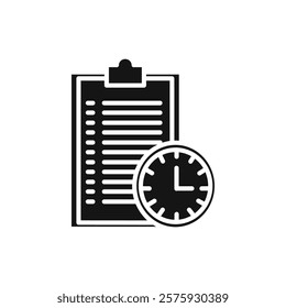 Draft icon Simple thin line flat symbol