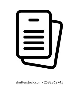 Draft Icon Vector Symbol Design Illustration