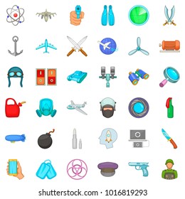 Draft icons set. Cartoon set of 36 draft vector icons for web isolated on white background