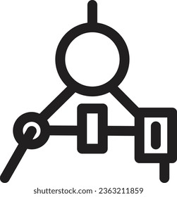 Icono de esquema de la herramienta de medida de borrador