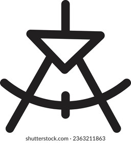 Draft Measure Tool Outline Icon
