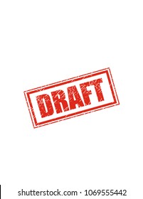 Draft red stamp