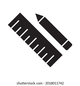 Herramienta Borrador Icono vectorial Estilo Glifo que puede modificar o editar fácilmente 