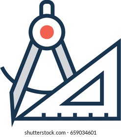 Draft Tool Vector Icon