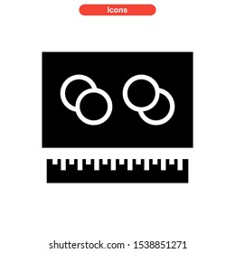 drafter tools icon isolated sign symbol vector illustration - high quality black style vector icons
