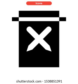 drafter tools icon isolated sign symbol vector illustration - high quality black style vector icons
