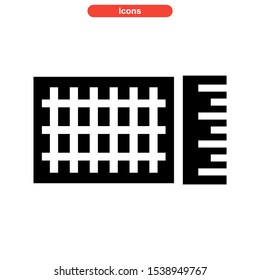 drafter tools icon isolated sign symbol vector illustration - high quality black style vector icons
