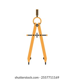 Drafting Compass Icon Illustration Perfect for architecture, engineering, and construction themes.
