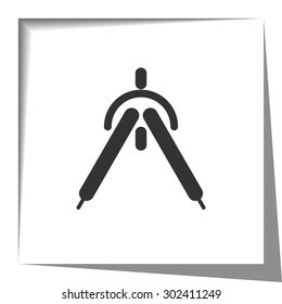 drafting compass paper cut out