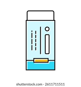 drafting eraser architectural drafter color icon vector. drafting eraser architectural drafter sign. isolated symbol illustration
