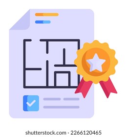 Drafting flat icon is up for premium use 