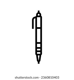 drafting pencil architectural drafter line icon vector. drafting pencil architectural drafter sign. isolated contour symbol black illustration