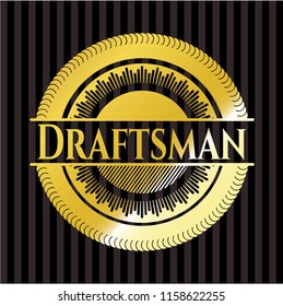 Draftsman golden emblem