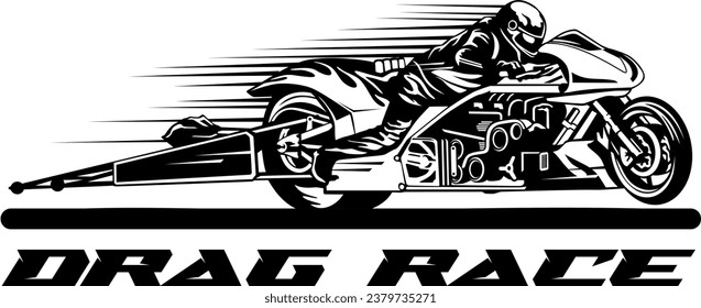  Drag-Bike-Hayabusa-Vektorlogo-Design