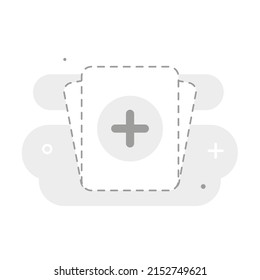 Drag and Drop, Add document file button concept illustration flat design vector eps10. modern graphic element for landing page, empty state ui, infographic, icon - Shutterstock ID 2152749621