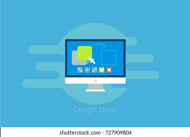 ドラッグアンドドロップ のイラスト素材 画像 ベクター画像 Shutterstock