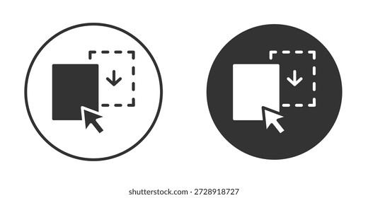 Arrastrar y soltar diseños de Vector de Clipart de iconos para proyectos gráficos