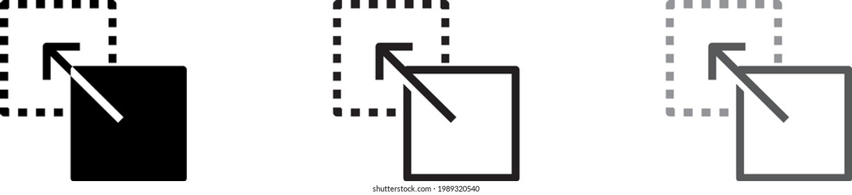 drag and drop icon , vector illustration