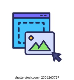 drag and drop icon for your website, mobile, presentation, and logo design.