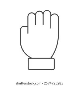 Drag Hand thinline icon , vector, pixel perfect, illustrator file