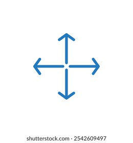Drag icon black and white vector sign