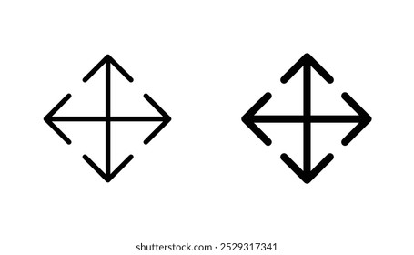 Concepto de icono de arrastre. Vector de acciones