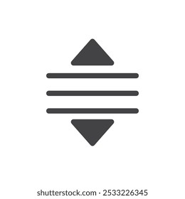 Icono de arrastre Conjunto de contorno simple plano
