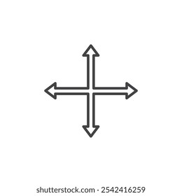 Drag icon Symbol mark in filled style