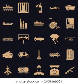 Drag icons set. Simple set of 25 drag vector icons for web for any design