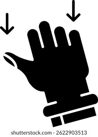 Drag Line vector Icon Design