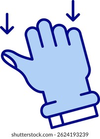 Drag Line vector Icon Design
