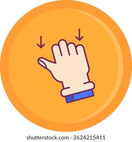 Drag Line vector Icon Design