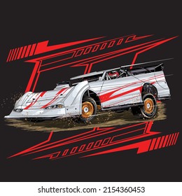 drag race isolated on black background for poster, t-shirt print, business element, social media content, blog, sticker, vlog, and card. vector illustration.