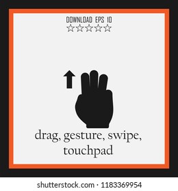 drag vector icon