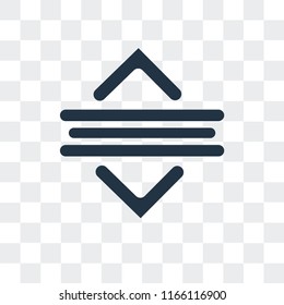 Drag vector icon isolated on transparent background, Drag logo concept