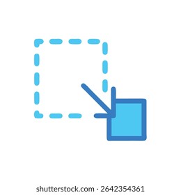 drag---drop icon vector illustration new style