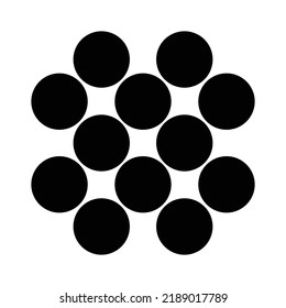  draggable dots Vector icon which can easily modify or edit

