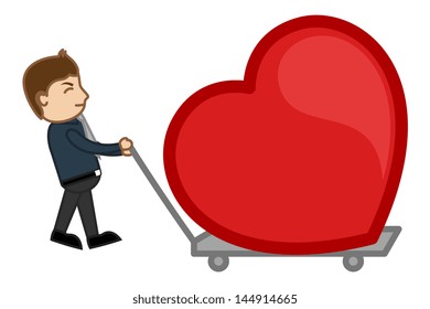 Dragging a Heart in a Trolley