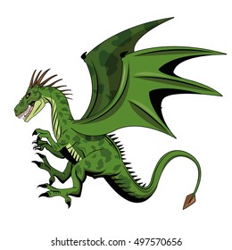Dragon animal cartoon design