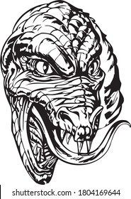 dragon art concept vector drawn by black outline